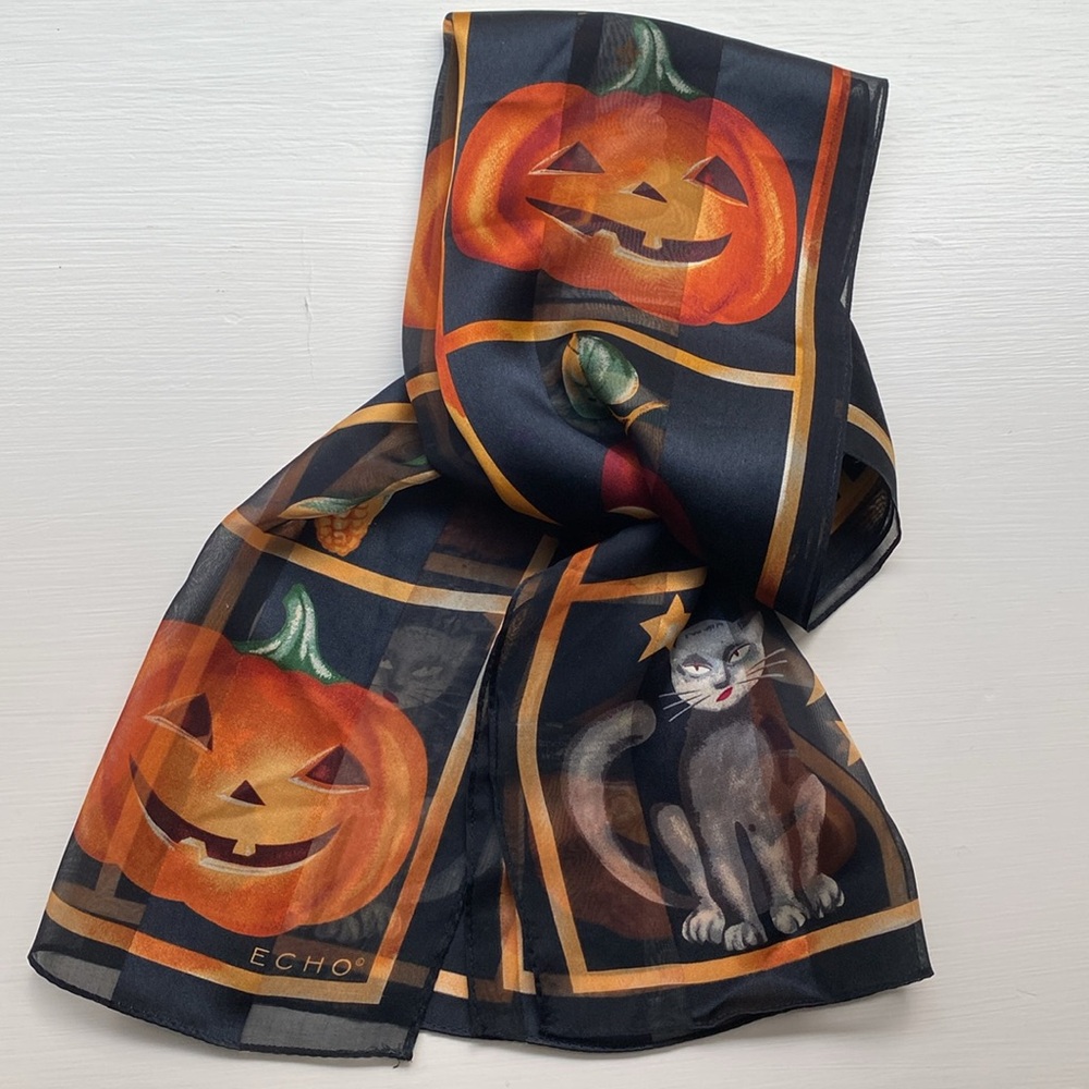 Echo Halloween Silk Scarf - Picture 5 of 6